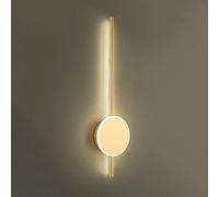Geometric Wall Light Minimalist Long Wall Sconce LED Wall Mounted Lamp, 3000K Warm White Linear Strip Wall Lamps Indoor Wall Wash Lights for Living Room Bedroom Hallway