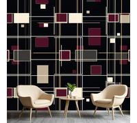 Geometric Wall Mural, Abstract Irregular Geometric Wall Paper, Modern Wallpaper for Living Room Bedroom Corridor, Full HD Waterproof Eco Friendliness Non-Woven Wallpaper 150 x 100 cm (B x H) &Q5527