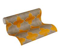 AS Creation New Walls Moroccan Tiles Yellow Wallpaper 37421-2