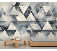 Geometric Wallpapers Abstract Wallpaper Murals for Walls Triangle Girls Wallpaper Multicolor Living Room Wall Paper for Bedroom Art 400X280cm