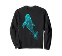 Geometric Whale Ocean Beach Animal Marine Life Men Women Sweatshirt