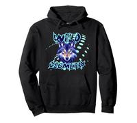 Geometric Wolf Head - Polygonal Abstract Animal Graphic 4 Pullover Hoodie