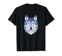 Geometric Wolf Low Poly Art - Wildlife Nature Lover Gift Value Graphic T-Shirt