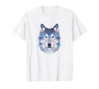 Geometric Wolf Low Poly Art - Wildlife Nature Lover Gift Value Graphic T-Shirt