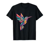 Geometrical Hummingbird Colibri Bird Artwork T-Shirt