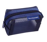 Geometrical Mesh Wallet Compact Storage Case for School Supplies & Writing Tools Multi Functional Pencil Case