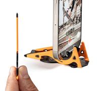 GEOMETRICAL Pocket Tripod PROv2 - Card-Size Stand, for iPhone, Lava Orange Universal Kit