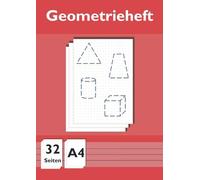 Geometrieheft A4: Geometrieheft Punktraster im Format Din A4 | 32 Seiten | Lineatur GR (Grundschule)