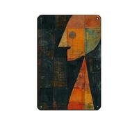 Geometrische Paul Klee Replik, Retro Poster Metal Tin Sign Chic Art Retro Iron Painting Bar People Cave Cafe Family Garage Poster Wall Decoration 8x12inch(20x30cm)