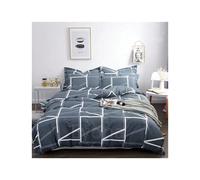 (geometry, 150x200cm) Quilt Cover1.5x2.0m Student Dormitory Single Duvet Cover Double Duvet Single Child 1.1m Lattice Plant Floral Geometric Pattern