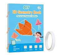 Geometry Book - Geometry Workbook | Geomêtry 3D Learning Book | 3d Math Learnîng Boôk | GEOMêtry Learning Toy with Solids 9/12/15 | Interactive Toys for Students d
