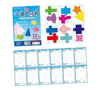 Geometry Book Math Teaching Resource with Movable Parts to Enhances Space Awareness and Problem Solving Skills Pull Out Geometry Book