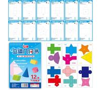 Geometry Book | Pull String Geometry Tool,Toy Pull String for Learning Teaching Volume Surfaces Area Families Students Kids Ages 5-12 Fashion in Practical