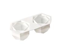 Geometry Candle Mold - Handmade Soap Making Molds 3D Rhombus Shape - Handmade Candle Soap Mold for Festivals, Crafts, Baking and Crafts