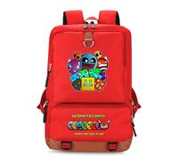 Geometry Dash Children's Backpack Waterproof and Durable Student Campus Schoolbag 17 Liters Large Capacity Outdoor Travel Luggage Shoulder Bag (A3)