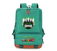 Geometry Dash Children's Backpack Waterproof and Durable Student Schoolbag 17 Liters Large Capacity Outdoor Travel Luggage Shoulder Bag (A5)
