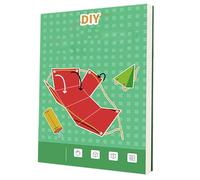 Geometry Exercise Book | 3D Geometry Activity Book with Threads, Practical Skills Development Tool for Home School Kindergarten Travel