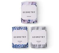 GEOMETRY Kitchen Dish Cloths - Quick Dry Dishcloths for Kitchen - Premium Dish Rags with Geoweave - 3-Pack Set (Tiny Petals)