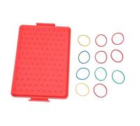Geometry Learning Pegboard Educational Geoboard Hands on Learning Toy Math Teaching Aid for Preschooler Kid Students Geoboard for Kids