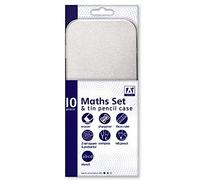 Geometry Mathematics Pencil Case Set In Tin