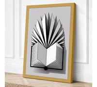 Geometry of Knowledge Canvas Wall Art Print 18x12 Inch