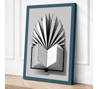 Geometry of Knowledge Canvas Wall Art Print 24x16 Inch