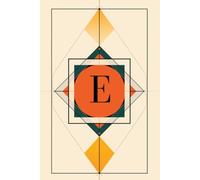 Geometry of The Mind E Monogram Initial Journal