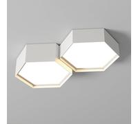 Geometry Semi Flush Mount Ceiling Light LED Chandelier Modern Close to Ceiling Lighting Fixture Dimmable Ceiling Lamps Compatible with Dining,Hanging Lights