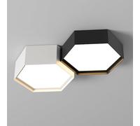 Geometry Semi Flush Mount Ceiling Light LED Chandelier Modern Close to Ceiling Lighting Fixture Dimmable Ceiling Lamps Compatible with Dining,Hanging Lights
