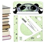 Geometry Set for School Compass Protractor Eraser Ruler Set