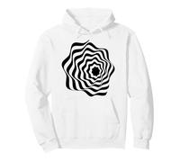 Geometry shape confusion hypnosis optical illusion circle Pullover Hoodie