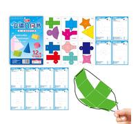 Geometry Textbook - Geometry Book - Toy 3D for Teach Volume Surfaces Area Drafting Kids Ages 5-12 Families Students Fun Learning Activities