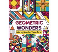 Geometry Wonder: Modern Art and Optical illusion Coloring Book for Teens