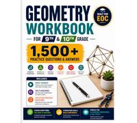 Geometry Workbook for 9th - 10th Grade: 1,500+ Practice Questions & Answers for High School Geometry EOC Prep - For Classroom Learning, Homeschool & Summer Review (Everyday Learning Series)