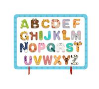 Geonoy Alphabet Magnets | Educational Magnetic Letter Board Toy - Preschool Alphabet Magnets - for Boys and Girls Spelling Early Learning Preschool Kindergarten Home Travel Refrigerator