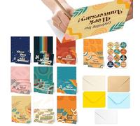 Geonoy Appreciation Cards - Employee Gratitude Cards,Funny Inspirational Stationery Notes with Envelopes for Offices Team Teacher Kids Students Staff Home Coworkers