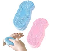 Geonoy Bath Sponge for Baby | Honeycomb Sponge Bath for Baby Shower | Soft Scrubber Exfoliator Brush for Body Skin Women Travel Bathtub Shower Sink Tub Bathroom