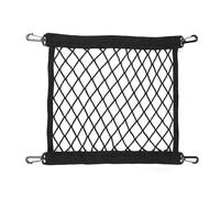 Geonoy Bike Cargo Net, Bike Carrier Cargo Net with Hooks, Elastic Luggage Storage Tie Down Mesh Web for Bicycles Carts E-Vehicles Snowmobile Motorbike