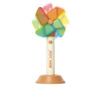 Geonoy Bubble Machine - Electric Lighted Musical Toy,3 Gears Windmill Bubble Machine for Kids Easter Christmas Backyard Garden Party Beach Activities