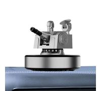 Geonoy Car Air Freshener - Solar-Powered Auto Diffuser - Automatic Rotating Cannon Fragrance for Dashboard, Aromatherapy Diffuser for Interior Decor