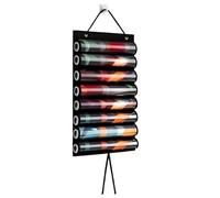 Geonoy Card Game Mat Holder | Card Game Play Storage 8-Mat Bag,Container with Hook, Wall Mount Organization Solution for Living Room Bedroom Camping Travel Study Room