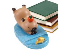 Geonoy Cartoon Animal Phone Stand,Capybara Action Figure Tablet Stand | Exquisite Multi-Functional Table Decoration Accessories for Living Room Dorm Home Offices Bedroom