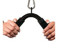 Geonoy Lat Pull Down Bar, V-Shape Tricep Training Handle, Anti-Slip Cable Machine Bar for Back Rowing Pulldown Arm Shoulder Workouts Men Women Gym Garage Doorway