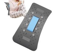 Geonoy Lumbar Stretcher | Ergonomic with Heating Magnet | Lumbar Back Stretcher Cracking Device - for Women Cervical Spine Discomfort Relief Home Gym Travel Post Workout Birthday