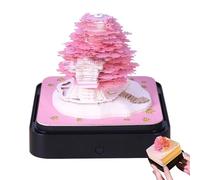 Geonoy Timepiece Calendar 3D 2026,Carving Notepad Art Calendar | Handcrafted 3D Paper Carving Notepad Decoration for School, Study, Workplace, Bedroom, Home, Dormitory