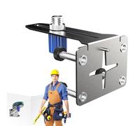 Geonoy Wall Mounted Levels Bracket | Portable Stainless Steel Levels Rack for Wall | Support Rack, Power Tool Supplies for Engineering Measurement Professional Construction