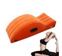 Geonoy Yoga Lounge Chair Inflatable,Practice Couch for Pilates | Inflatable Yoga Training Lounger, Foldable Pilates Exercise Support Sofa for Travel Home