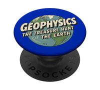 Geophysics The Treasure Hunt of the Earth Science Geology PopSockets Adhesive PopGrip