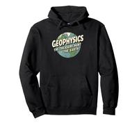 Geophysics The Treasure Hunt of the Earth Science Geology Pullover Hoodie, Adult Unisex, Black, Small