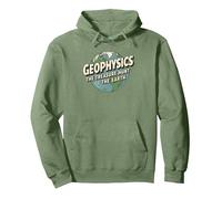 Geophysics The Treasure Hunt of the Earth Science Geology Pullover Hoodie, Adult Unisex, Sage Green, Small